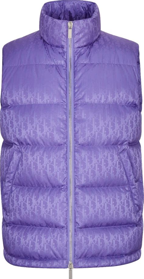 dior puffer purple